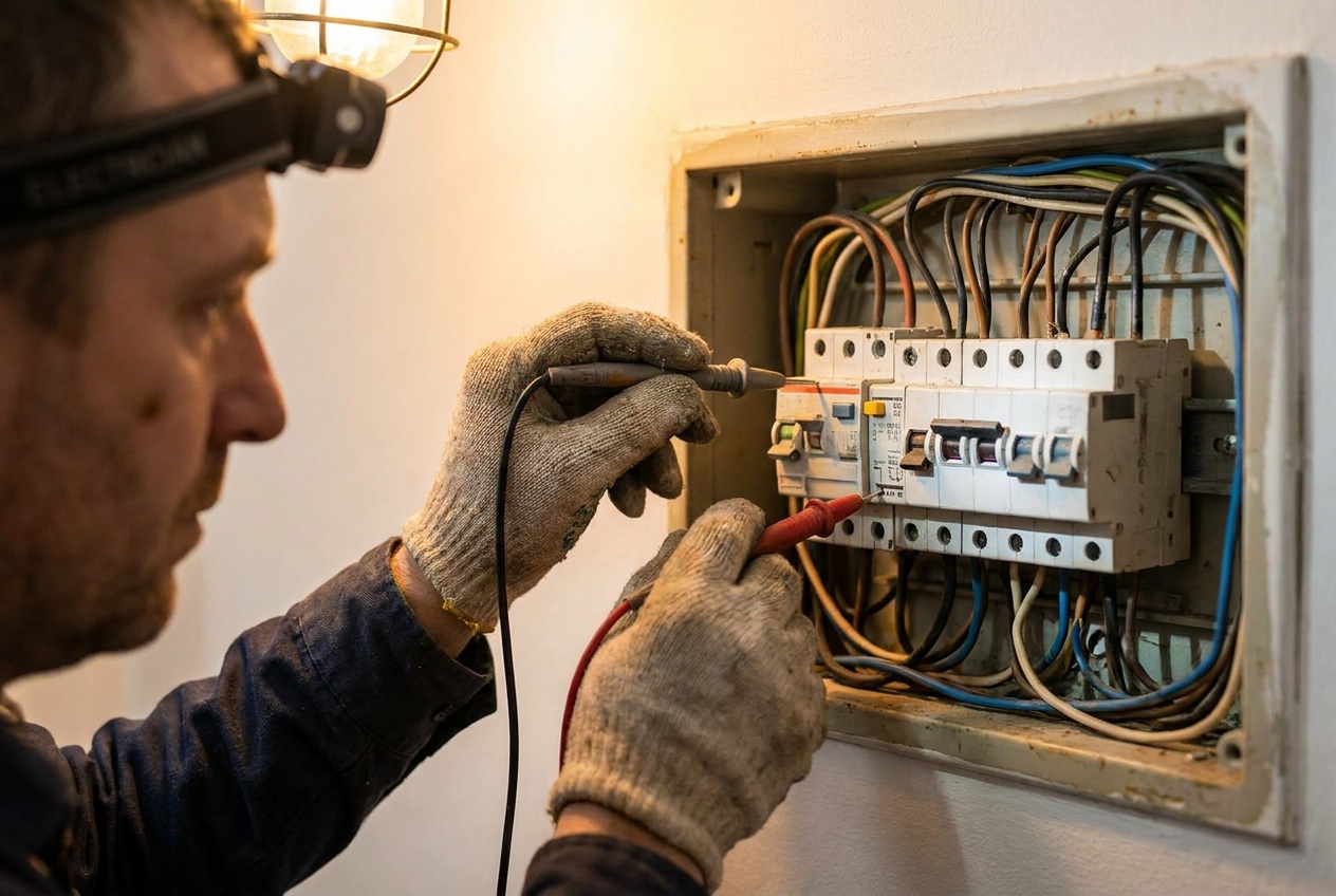 Electrical work by Zilla's Maintenance in Acadiana